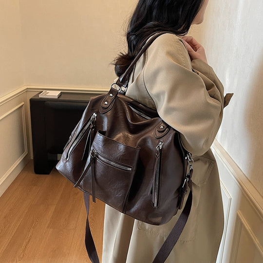 Damen vielseitige Handtasche mit mehreren Fächern und abnehmbarem Schulterriemen Nord Taschen