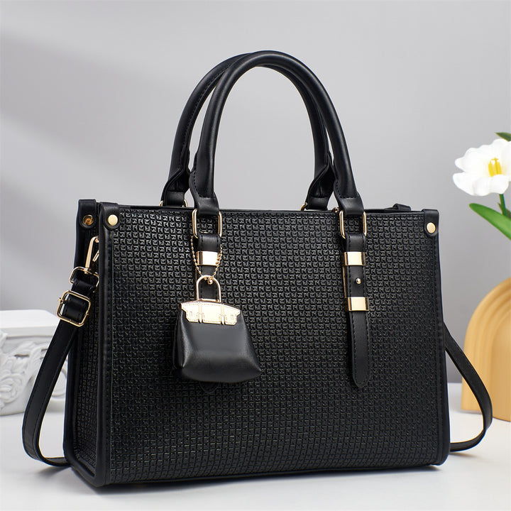 Damen strukturierte Handtasche mit abnehmbarer Mini-Tasche Nord Taschen