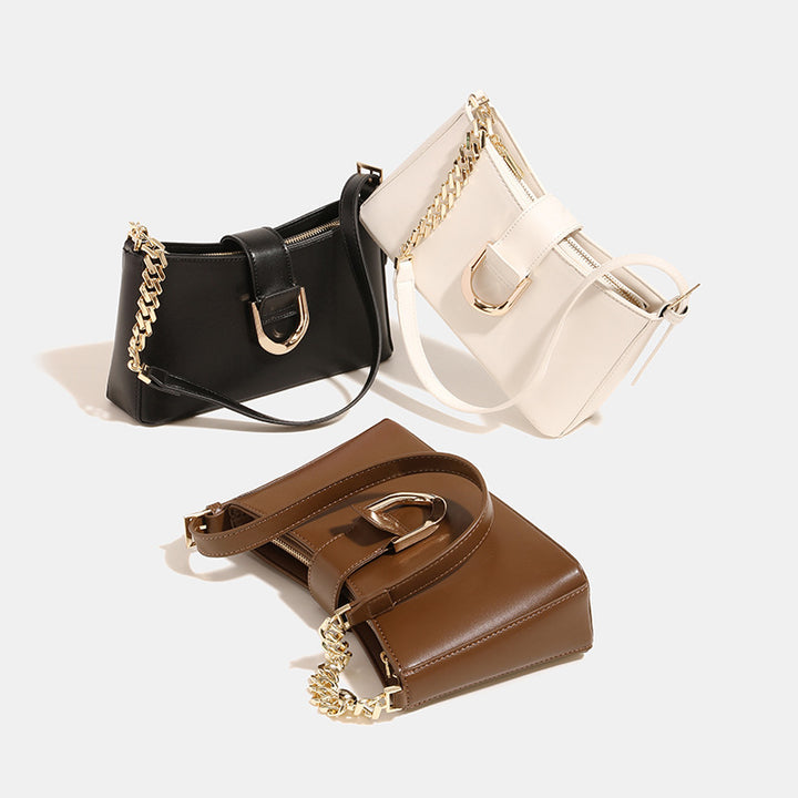 Damen elegante Handtasche mit modischem Kettenverzierung Nord Taschen