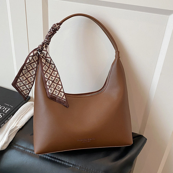 Damen modische Handtasche mit elegantem Halstuch Nord Taschen