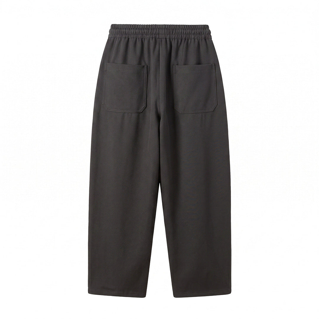 Damen Relaxed-Cropped Jogpant mit Tunnelzug, seitlichen Falten und Eingrifftaschen Nord Taschen