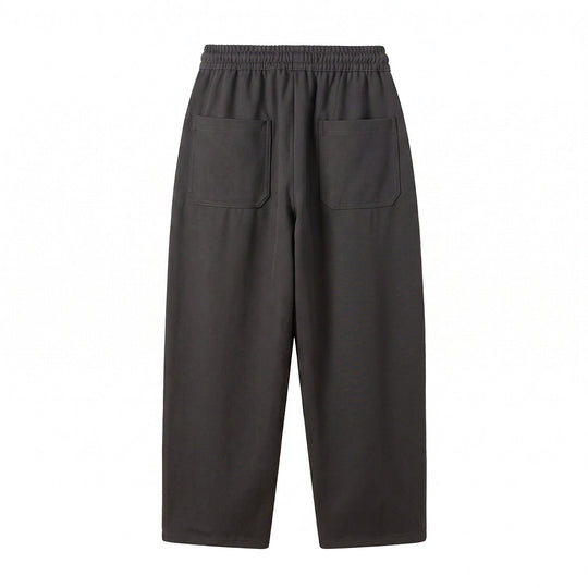 Damen Relaxed-Cropped Jogpant mit Tunnelzug, seitlichen Falten und Eingrifftaschen Nord Taschen