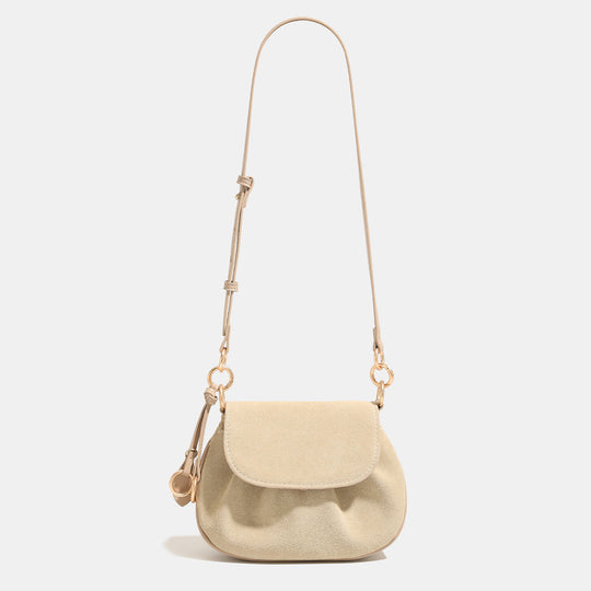 Damen Umhängetasche aus weichem Wildleder mit elegantem Kettenriemen Nord Taschen
