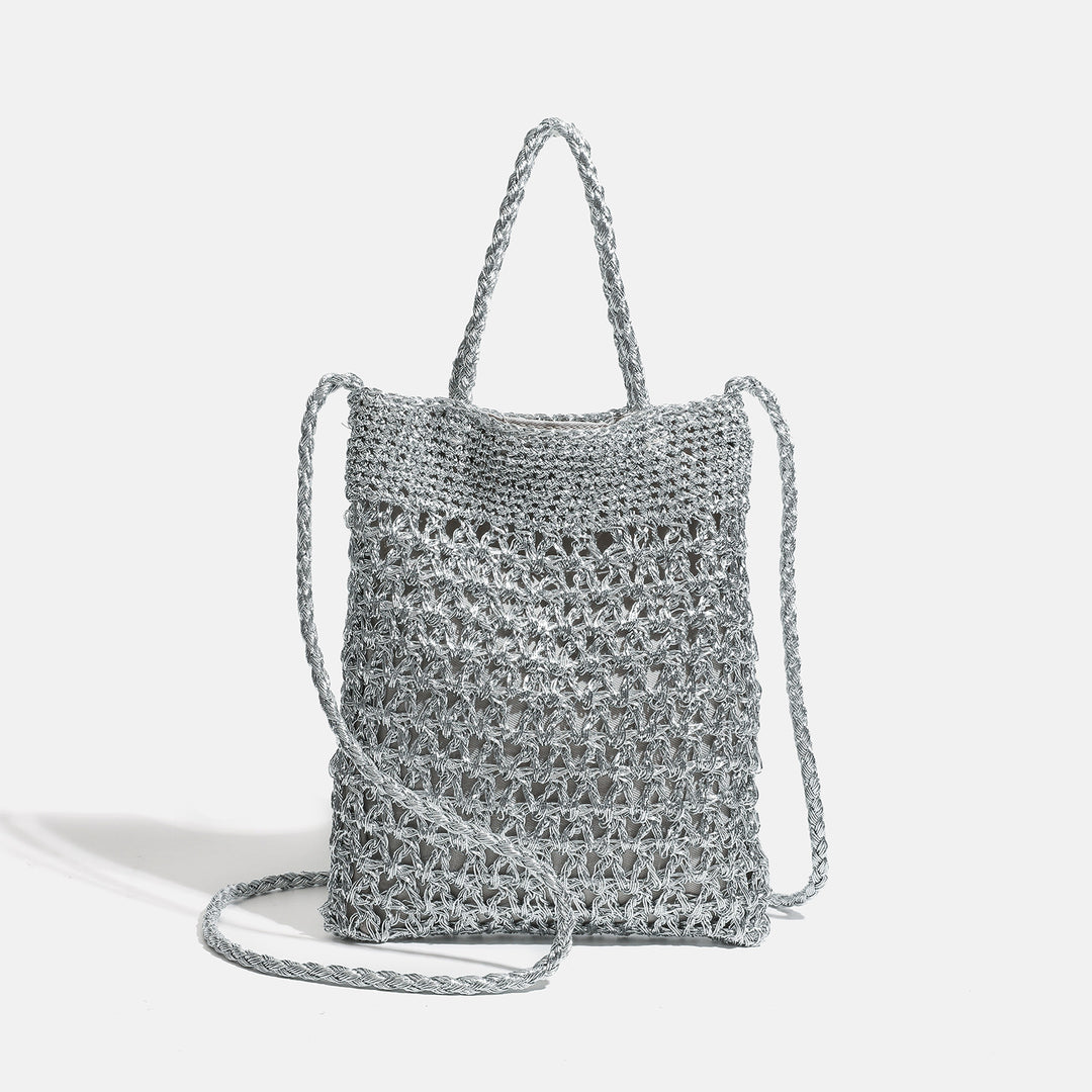Damen handgefertigte Makramee Umhängetasche Nord Taschen