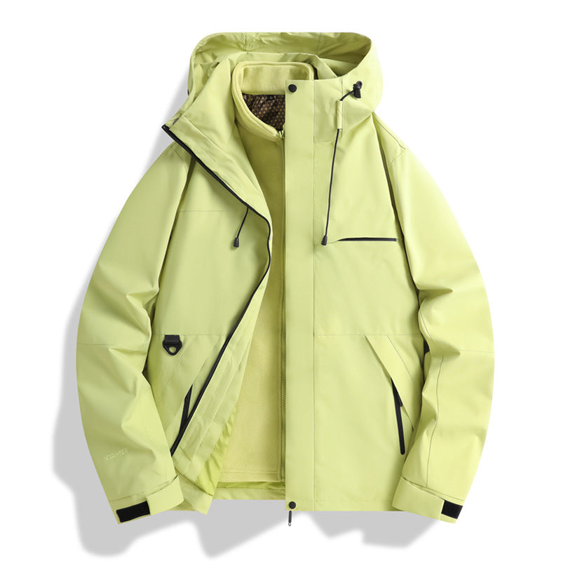 Herren Urban-Softshelljacke mit abgedichteten Nähten, verstellbarer Kapuze und minimalistischen Taschen Nord Taschen