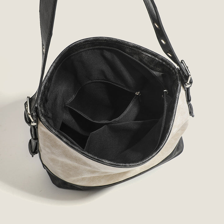 Damen Hobo-Tasche mit geschwungenem Schnitt und hochwertiger Innenausstattung Nord Taschen