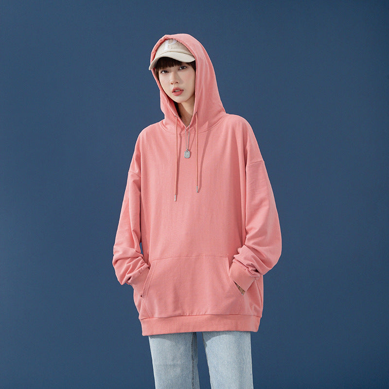 Damen Oversize-Kapuzenpullover mit Kängurutasche, tiefem Schulterfall und verstellbarer Kordel Nord Taschen