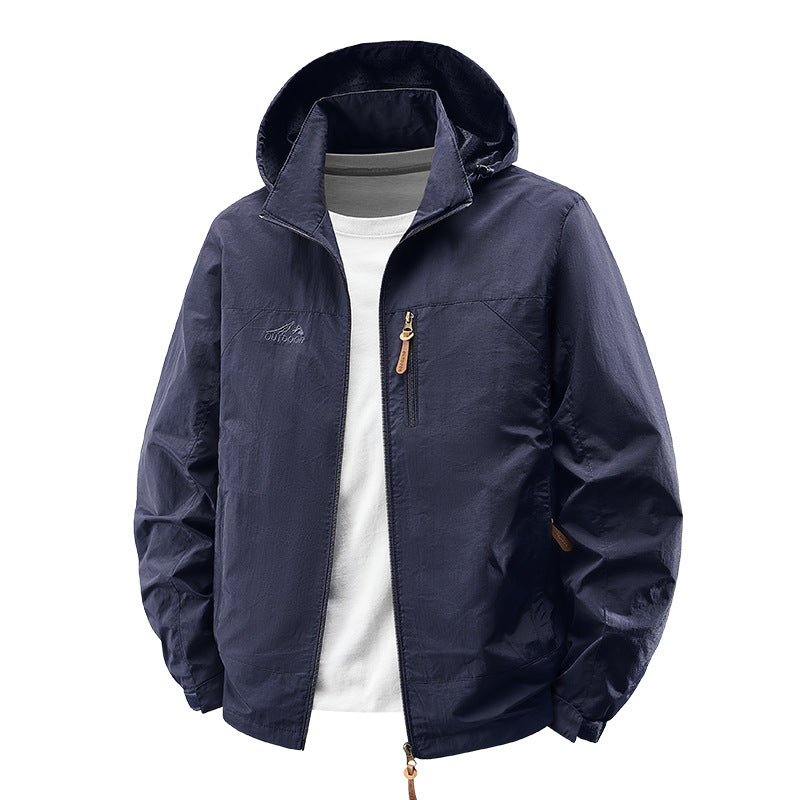 Herren Leichte und atmungsaktive Outdoor-Jacke Nord Taschen
