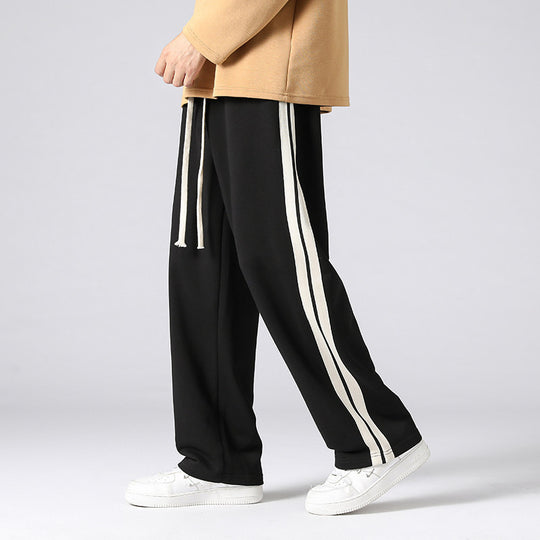 Herren Relaxed-Fit Lounge‑Hose mit markanten Seitenstreifen & verstellbarem Tunnelzug Nord Taschen