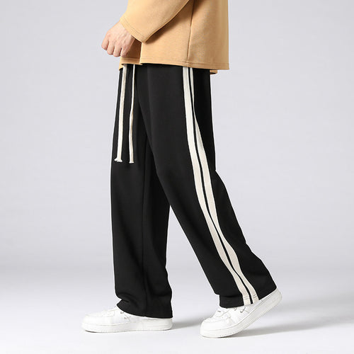 Herren Relaxed-Fit Lounge‑Hose mit markanten Seitenstreifen & verstellbarem Tunnelzug Nord Taschen