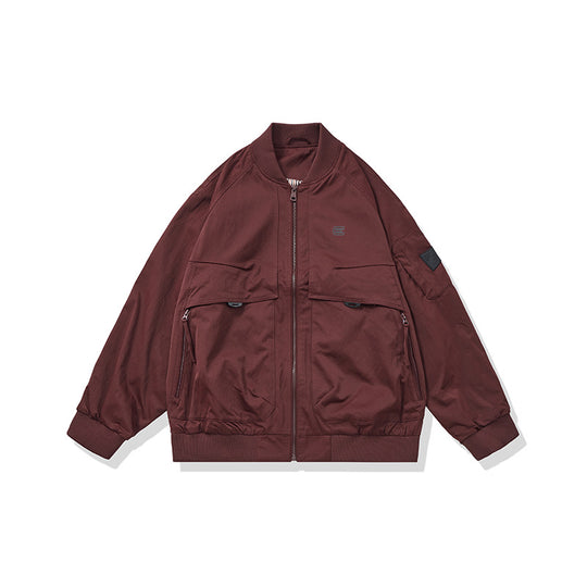Unisex Kurz geschnittene Boxy-Bomberjacke im Utility-Look mit Frontreißverschluss, aufgesetzten Pattentaschen und Rippbündchen Nord Taschen