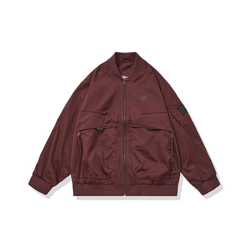 Unisex Kurz geschnittene Boxy-Bomberjacke im Utility-Look mit Frontreißverschluss, aufgesetzten Pattentaschen und Rippbündchen Nord Taschen