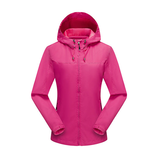 Herren Ultraleichte packbare Regenjacke mit Kapuze und verdecktem Reißverschluss Nord Taschen
