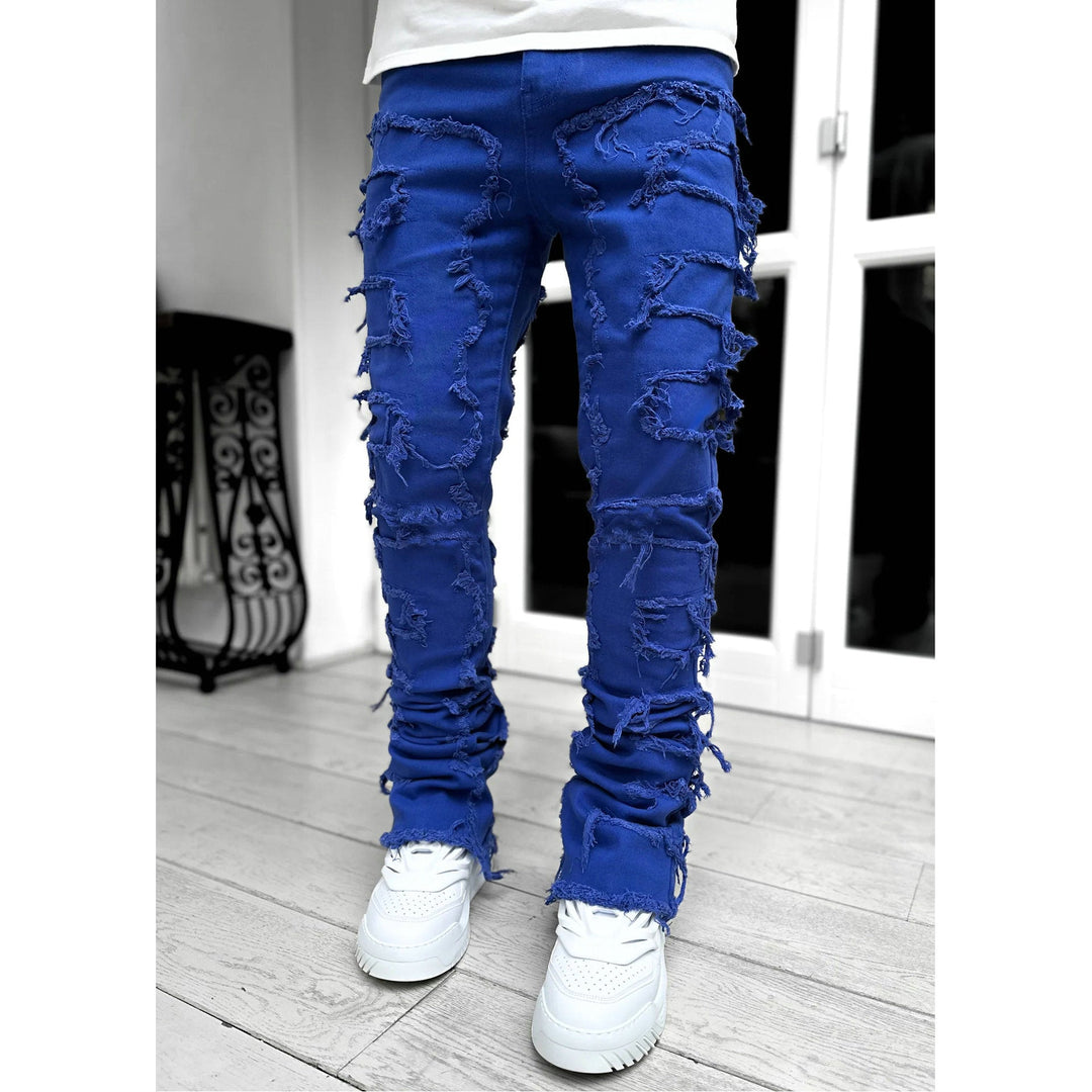 Herren lässige Ripped Jeans im modischen Schnitt