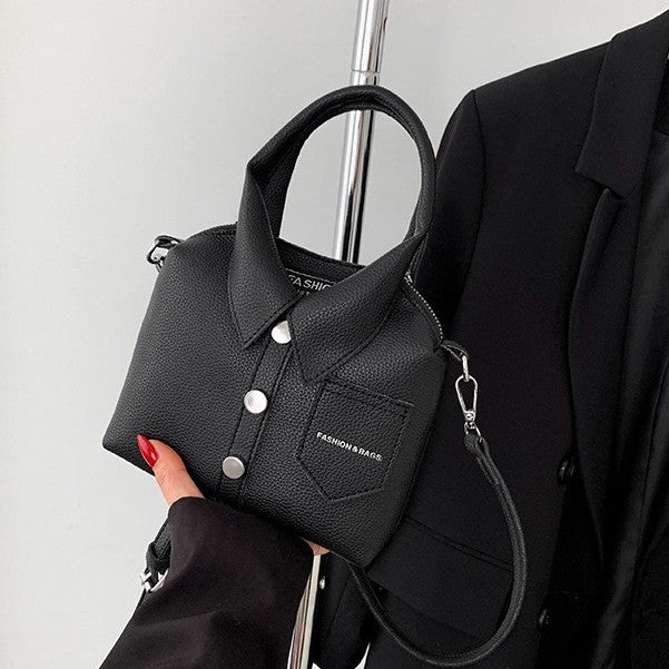 Damen Mini-Handtasche im Shirt-Design mit verstellbarem Schulterriemen Nord Taschen