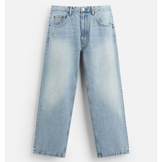 Damen High‑Waist Cropped Wide‑Leg Jeans aus weichem Stretch-Denim Nord Taschen