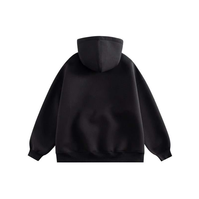 Unisex Oversize-Kapuzenpullover aus French-Terry mit Kängurutasche und abnehmbaren Plüschanhänger Nord Taschen