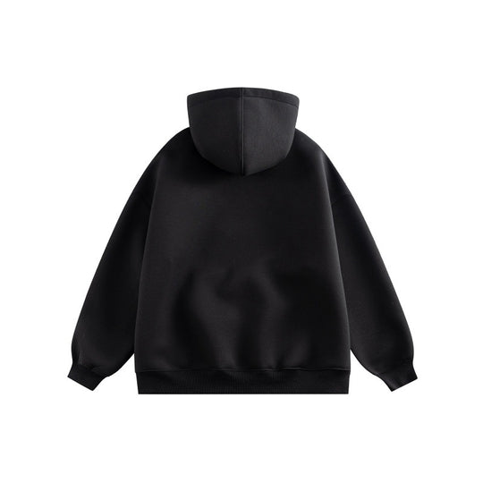 Unisex Oversize-Kapuzenpullover aus French-Terry mit Kängurutasche und abnehmbaren Plüschanhänger Nord Taschen