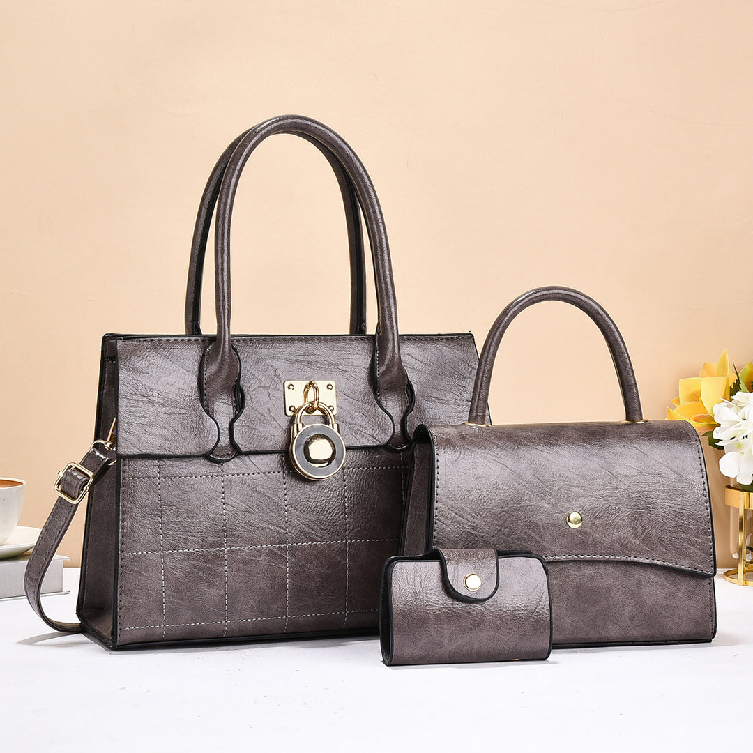 Damen elegante Handtasche mit praktischer Clutch Nord Taschen