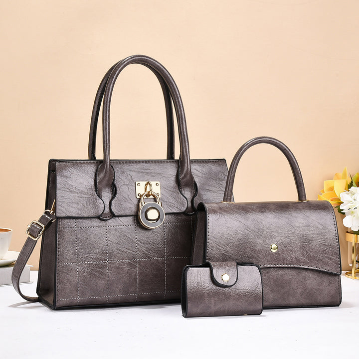 Damen elegante Handtasche mit praktischer Clutch Nord Taschen