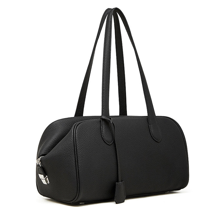 Damen Hobo-Tasche aus weichem, strukturiertem Leder mit abnehmbarem Kosmetiktäschchen Nord Taschen