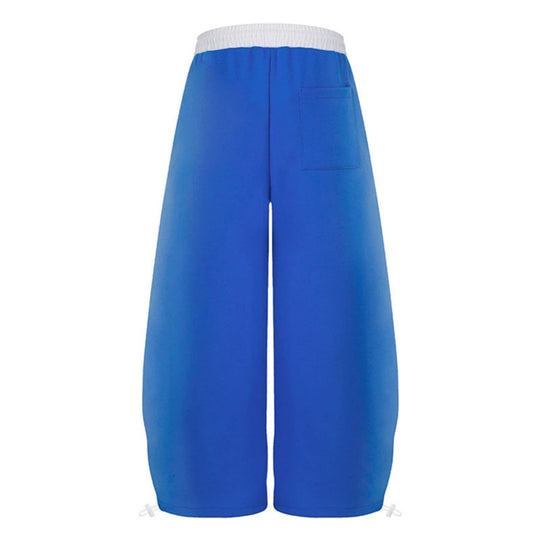Damen Extraweite Culotte-Sweathose im Palazzo‑Stil mit hohem Komfortbund, Tunnelzug und gotischem Kreuz-Print Nord Taschen