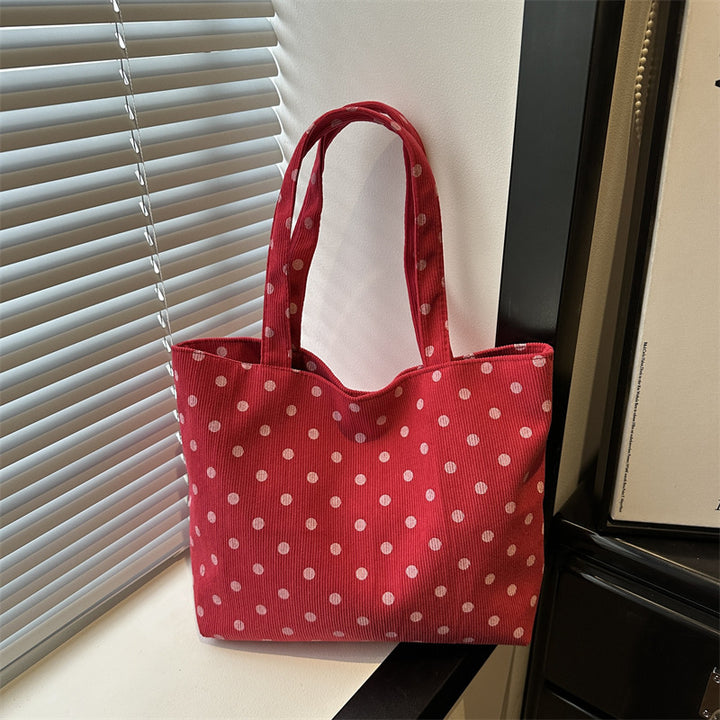 Damen Tragetasche mit verspieltem Punkte-Design Nord Taschen