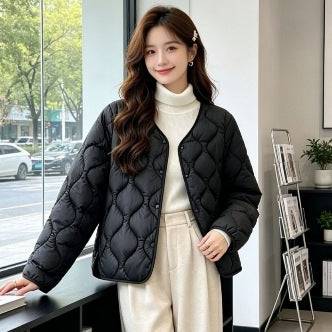 Damen Modische und kuschelige Steppjacke Nord Taschen