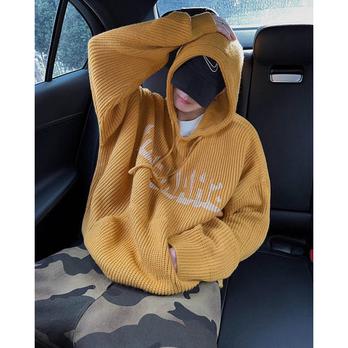Damen Komfortabler oversized Hoodie mit grafischem Schriftzug Nord Taschen