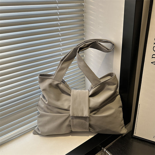 Damen modische Tragetasche mit verzierter Schleifenoptik Nord Taschen