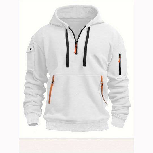 Herren Freizeit Kapuzenpullover mit praktischen Taschen Nord Taschen
