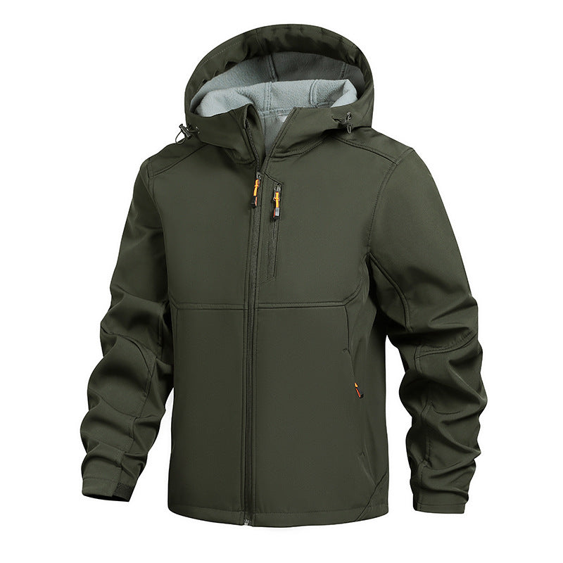 Herren Praktische und Stylische Übergangsjacke mit Kapuze Nord Taschen