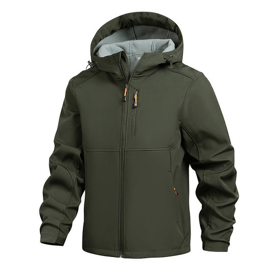 Herren Praktische und Stylische Übergangsjacke mit Kapuze Nord Taschen