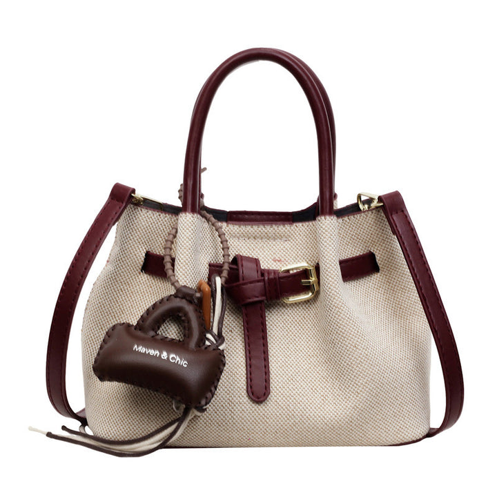 Damen Beuteltasche mit luxuriösen Details und abnehmbarem Schulterriemen Nord Taschen
