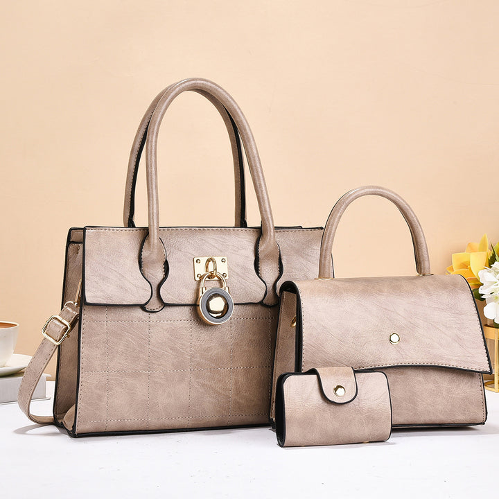 Damen elegante Handtasche mit praktischer Clutch Nord Taschen