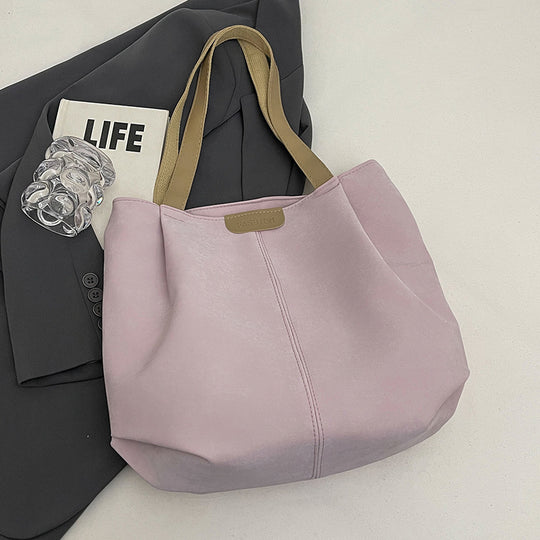 Damen elegante Hobo-Tasche aus hochwertigem Kunstleder mit breiten Griffen Nord Taschen