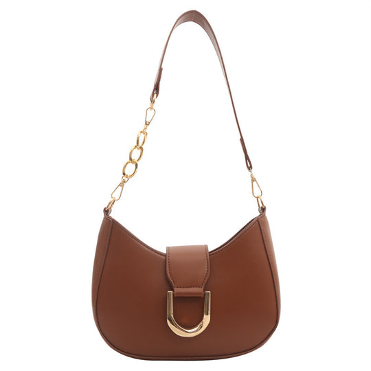Damen Umhängetasche mit modernem Design und eleganter Schnallenverzierung Nord Taschen