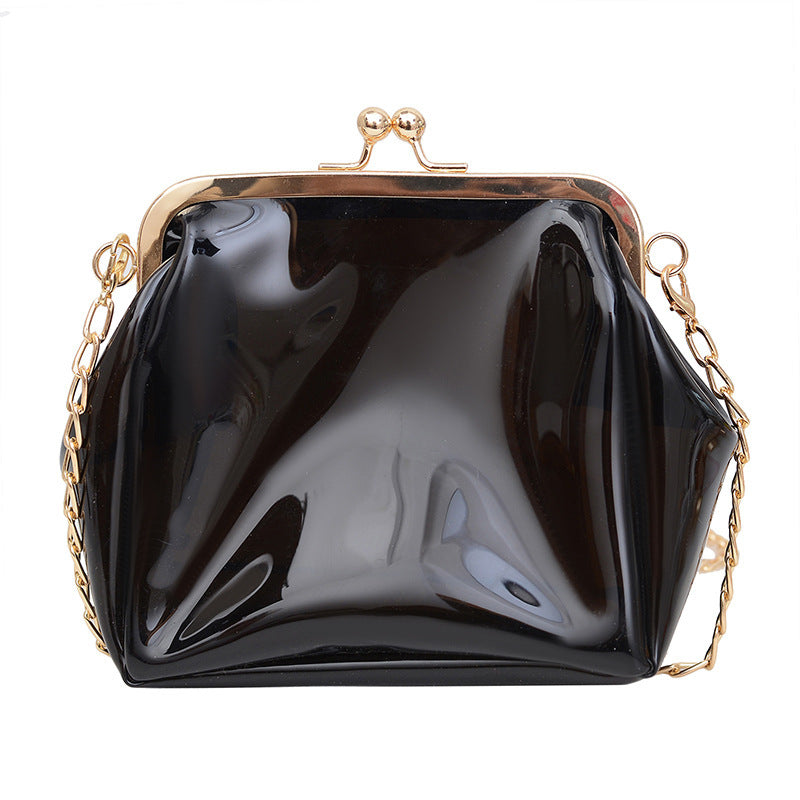 Damen transparente Handtasche mit goldenen Akzenten Nord Taschen