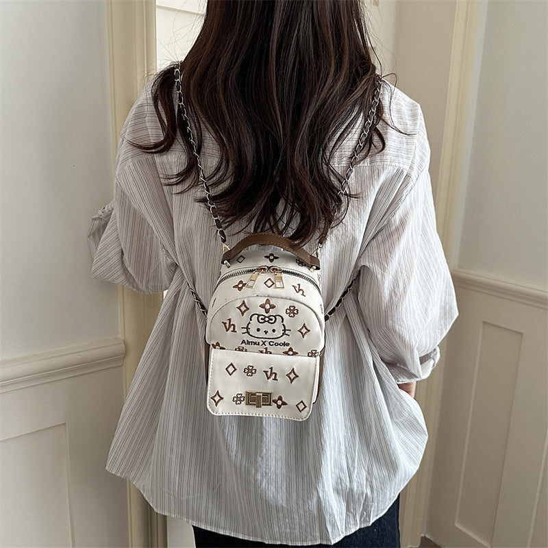 Damen Mini-Rucksackhandtasche mit verspieltem Design Nord Taschen