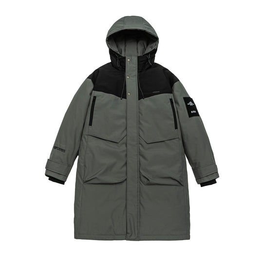 Herren Wasserabweisender Stepp-Winterparka mit Kapuze und Multifunktionstaschen Nord Taschen