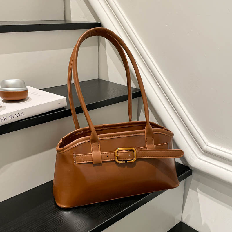 Damen elegante Handtasche mit innovativem Verschluss Nord Taschen