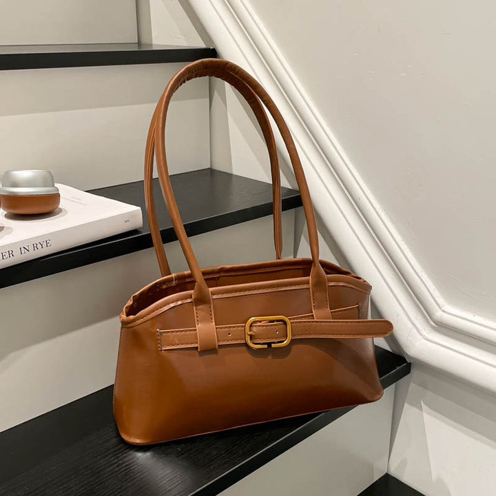 Damen elegante Handtasche mit innovativem Verschluss Nord Taschen