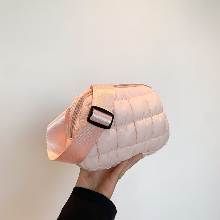 Damen praktische Umhängetasche mit gestepptem Design Nord Taschen
