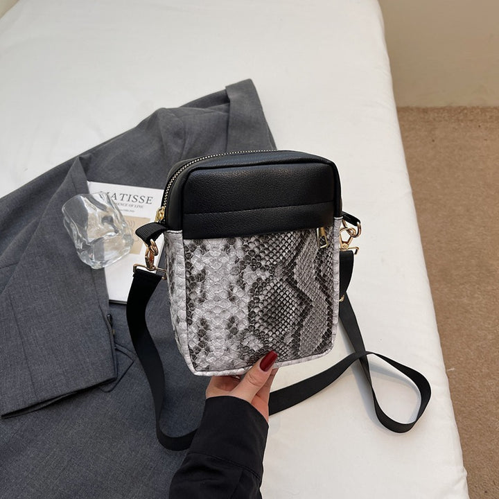 Damen Umhängetasche mit elegantem Leopardenmuster und praktischem Innenraum Nord Taschen