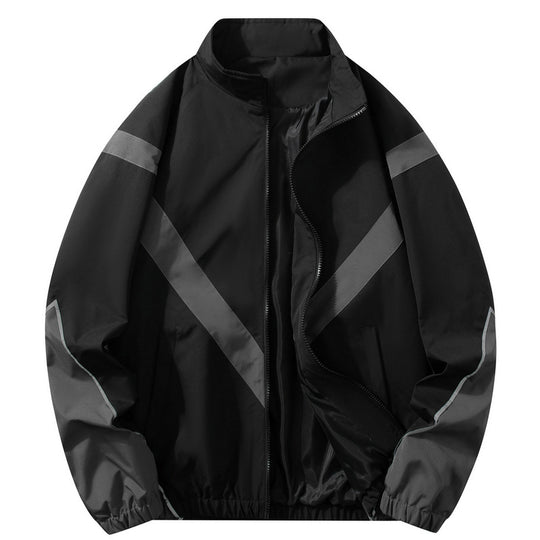 Herren Sportliche Übergangsjacke mit hohem Kragen Nord Taschen 1788241614