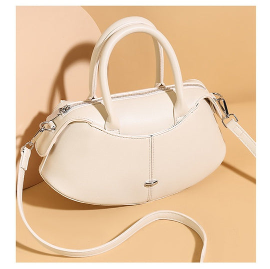 Damen Handtasche mit modernem, geschwungenem Design und abnehmbarem Schulterriemen Nord Taschen