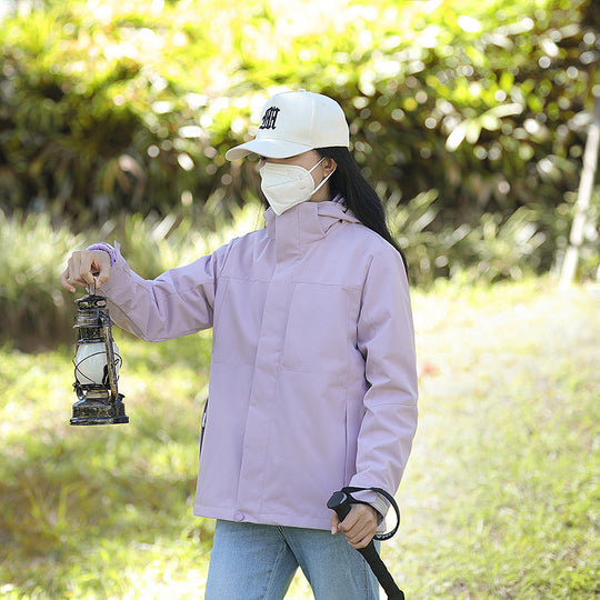 Unisex Wetterfeste Trekking-Softshelljacke mit hohem Kragen und leichter Thermofütterung Nord Taschen