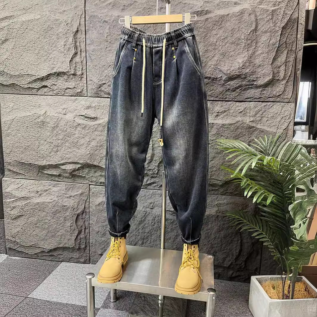 Herren Modische Ripped Jeans mit kreativen Patches Nord Taschen 1788342369