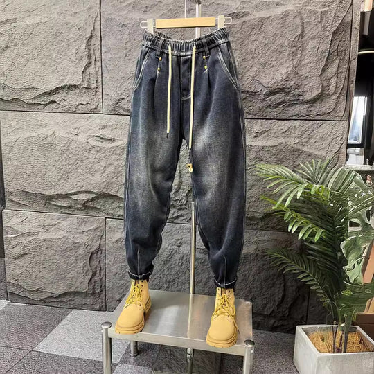 Herren Modische Ripped Jeans mit kreativen Patches Nord Taschen 1788342369