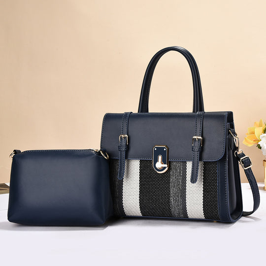 Damen elegante Schultertasche mit abnehmbarem Kleinfach Nord Taschen